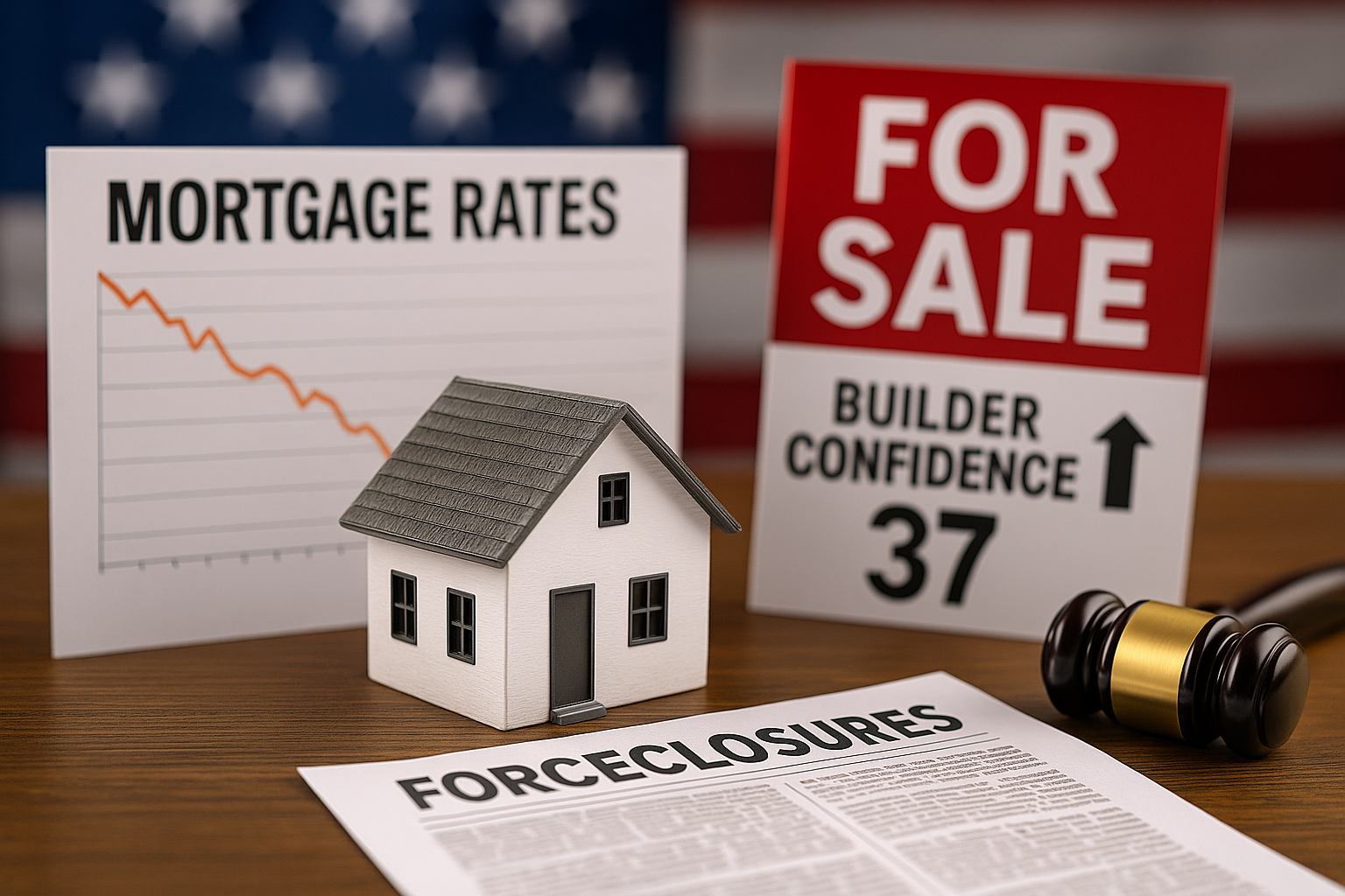 📈 Mortgage Market Update: Rates Ease, Builder Confidence Rebounds, and Legal Storms Brew